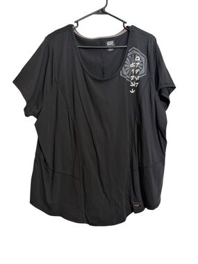 Star Wars Black First Order Short Sleeve Flowy Tunic sz 3X